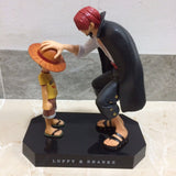 Figurine One piece : Shanks le roux et Monkey D Luffy