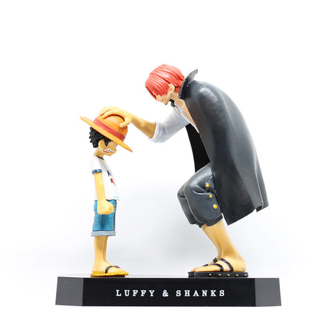 Figurine One piece : Shanks le roux et Monkey D Luffy