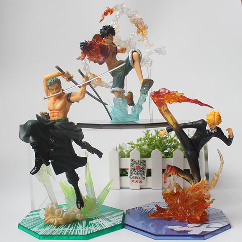 figurines One piece : Luffy ,Zorro , ou Sanji