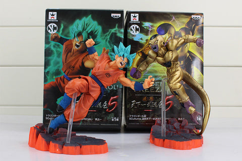 Lot de 2 Figurines Dragon Ball Super : Son Goku et golden Freezer