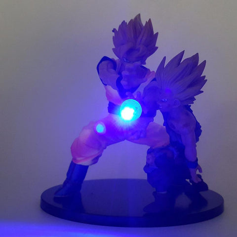 Figurine LED Dragon Ball Z :Son Goku Son Gohan