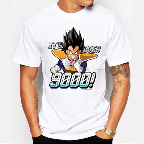 T-shirt Dragon Ball Z : "it's over 9000!"