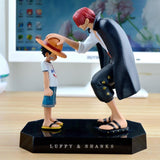 Figurine One piece : Shanks le roux et Monkey D Luffy